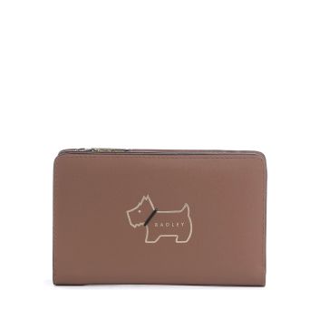 Radley London Heritage Dog Outline Wallet brown