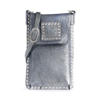 Campomaggi Phone bag blue-grey