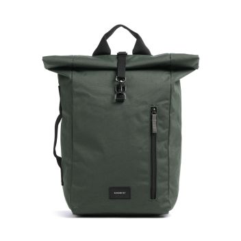 Sandqvist Ground Dante Vegan Rolltop backpack dark green
