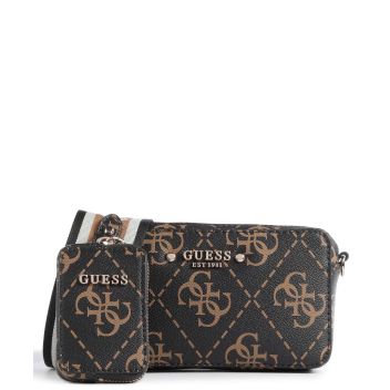 Guess Rea Crossbody bag dark brown