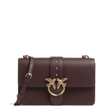 Pinko Love One Classic Crossbody bag mahogany