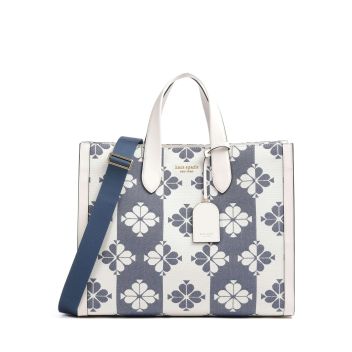 Kate Spade New York Spade Flower Jacquard Handbag white
