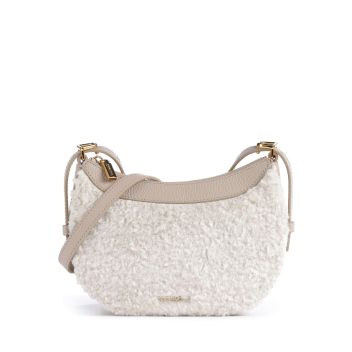 Coccinelle Whisper Astrakan Crossbody bag beige
