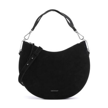 Coccinelle Sunup Suede Hobo bag black