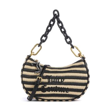 Juicy Couture Blossom Straw S Shoulder bag black/beige