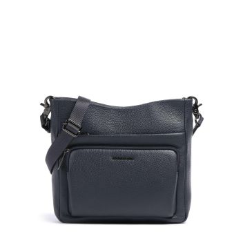 Mandarina Duck Mellow Leather Crossbody bag dark blue