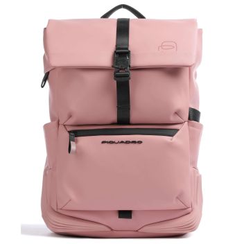 Piquadro Corner 2.0 Rolltop backpack rose