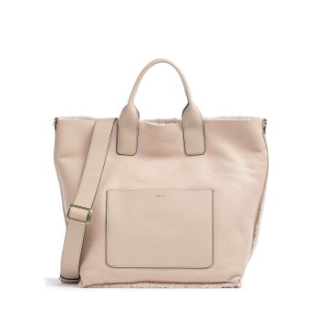Abro Shearling Raquel Handbag beige