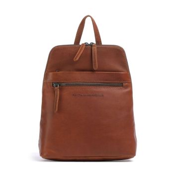 The Chesterfield Brand Cow Wax Pull Up Linford Backpack cognac