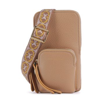 Coccinelle Pixie Phone bag light brown