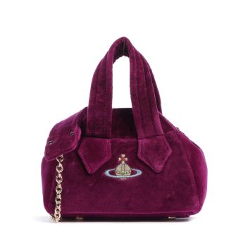 Vivienne Westwood Archive Velvet Mini Crossbody bag violet