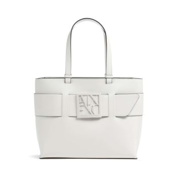 Armani Exchange Susie S Tote bag white