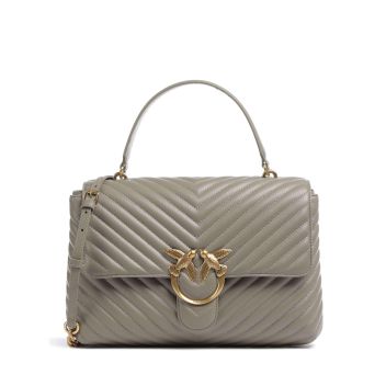 Pinko Love Lady Puff Big Handbag taupe