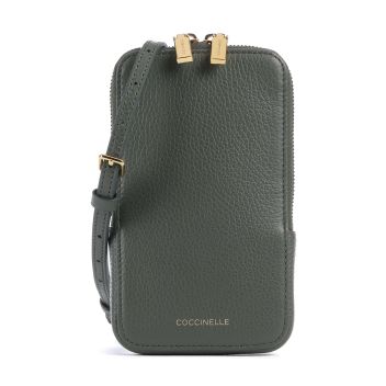 Coccinelle Flor Phone bag dark green