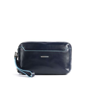 Piquadro Blue Square Wristlet dark blue