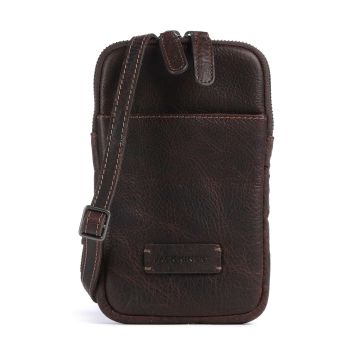 Jack Kinsky Porto 10 Phone bag dark brown