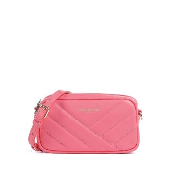 Lancaster Soft Matelassé Crossbody bag pink