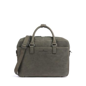 Castelijn & Beerens Carisma RFID Briefcase dark green
