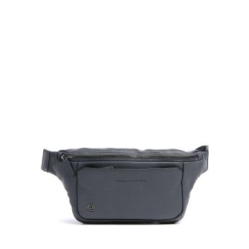 Piquadro Black Square Fanny pack blue-grey
