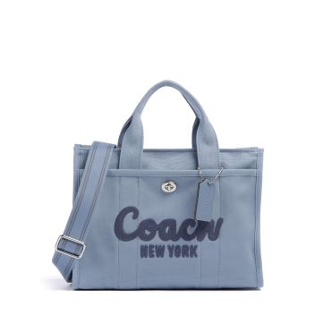 Coach Cargo Handbag blue-grey