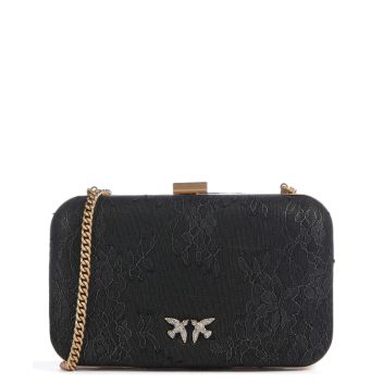 Pinko Lace Crossbody bag black