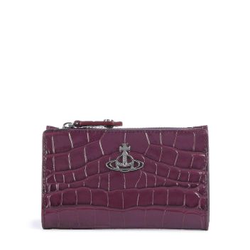 Vivienne Westwood Embossed Croc Wallet violet