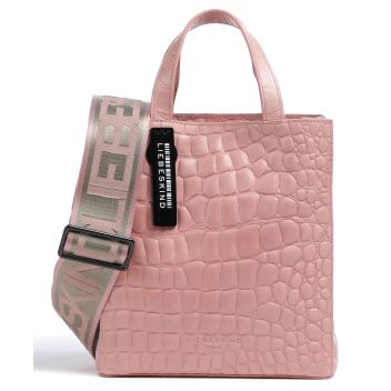 Liebeskind Paper Bag Waxy Croco S Handbag rose