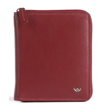 Golden Head Polo RFID RFID Wallet dark red