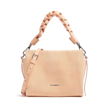 Coccinelle Boheme Suede Handbag apricot