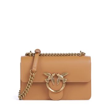 Pinko Love One Mini Shoulder bag light brown