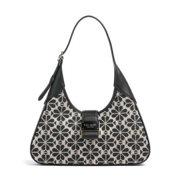 Kate Spade New York Spade Flower Jacquard Shoulder bag black/beige