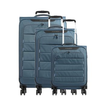 Travelite Skaii Suitcase set (4 wheels) blue