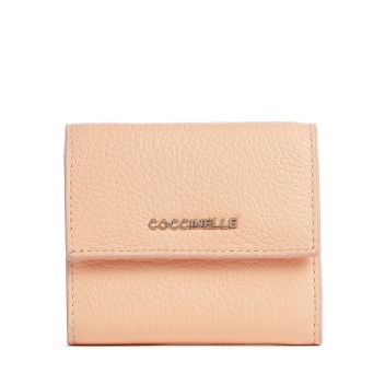 Coccinelle Metallic Soft Wallet apricot