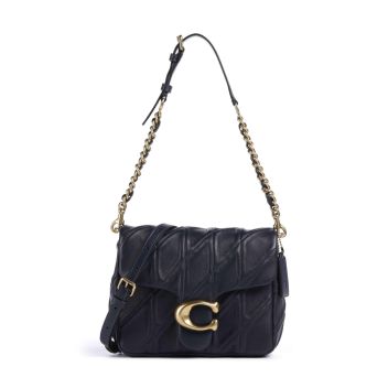 Coach Tabby Quilted Shoulder bag navy