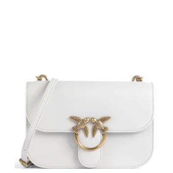 Pinko Love Bell Classic Crossbody bag light grey