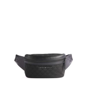 Emporio Armani Omnia Jacquard Fanny pack black