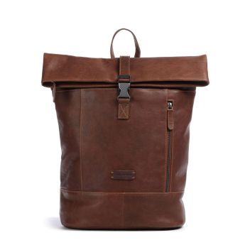 Jack Kinsky Porto 6 Rolltop backpack cognac
