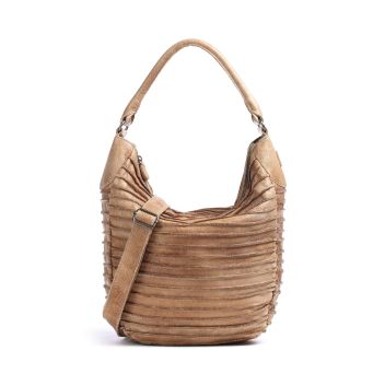 FredsBruder Bestseller Collection Riffeltier S Hobo bag light brown