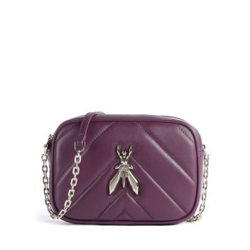 Patrizia Pepe Fly Quilted Crossbody bag violet