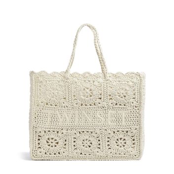 Twinset Bohemienne Tote bag cream
