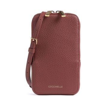 Coccinelle Flor Phone bag brown
