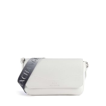 Armani Exchange Wave Crossbody bag white