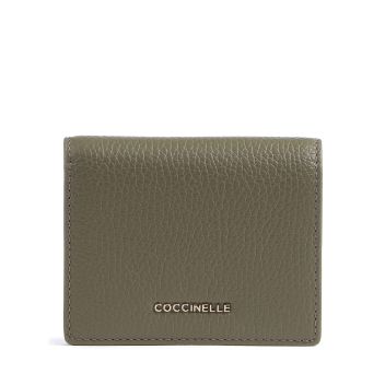 Coccinelle Metallic Soft Wallet olive-green
