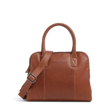 The Chesterfield Brand Cow Wax Pull Up Ezra Handbag cognac
