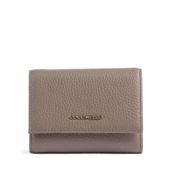 Coccinelle Metallic Soft Wallet taupe