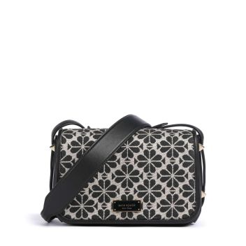 Kate Spade New York Spade Flower Jacquard Crossbody bag black/beige