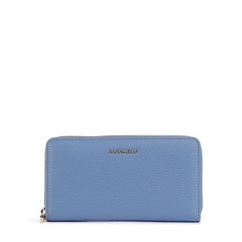 Coccinelle Metallic Soft Wallet blue