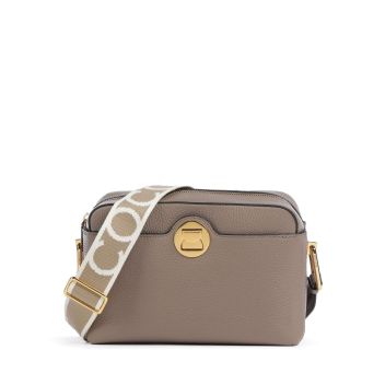 Coccinelle Liya Signature Crossbody bag taupe