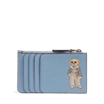 Polo Ralph Lauren Bear Provence Credit card holder light blue