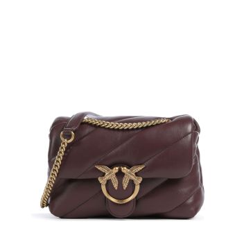 Pinko Love Puff Mini Shoulder bag bordeaux red